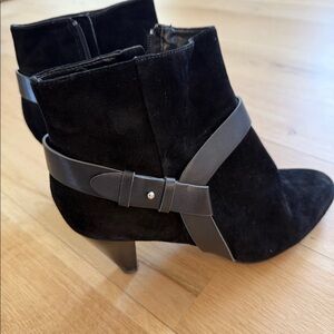 Cole Haan Women’s Black Suede Ankle Boots - Size 8B